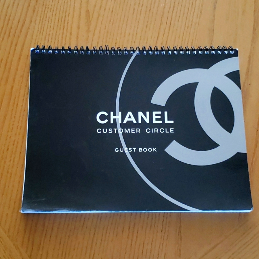 Partially Used Chanel Customer Circle Guest Book